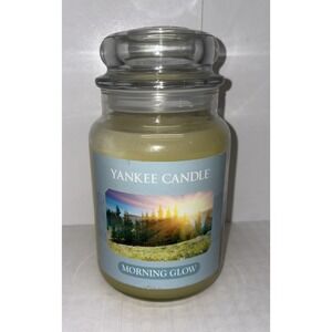 Vintage Yankee Candle "Morning Glow" large jar candle - Rare